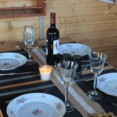 Lyxtält Roulotte De Charme Avec Jacuzzi Prive